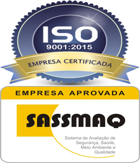Certificações ISO 9001 e SASSMAQ